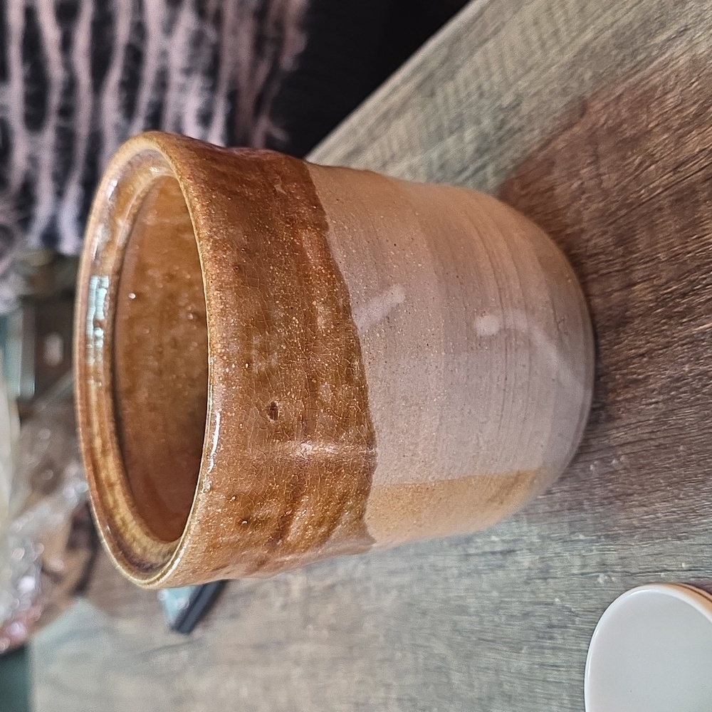 Pottery Two Tone Jar